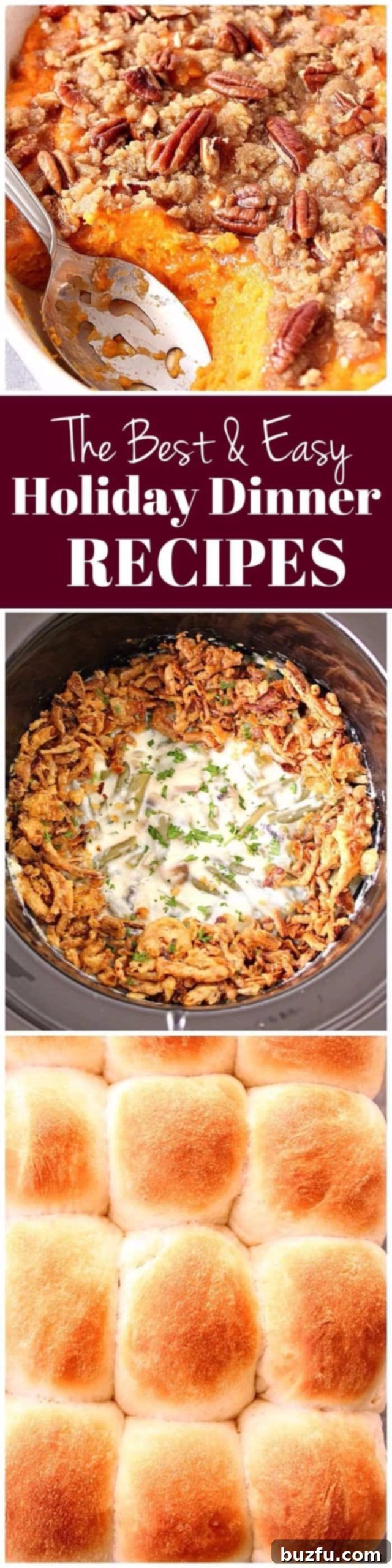 A beautifully arranged Thanksgiving dinner table spread with a roasted turkey, various side dishes, and festive decorations.