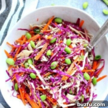 Asian salad in a bowl.