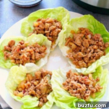 How to make easy chicken lettuce wraps in the Instant Pot.