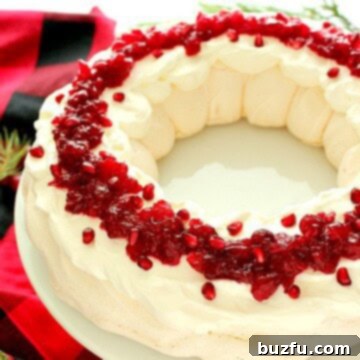 Christmas Wreath Pavlova