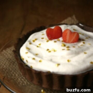 Chocolate Ganache Mini Tarts, beautifully arranged on a serving platter.