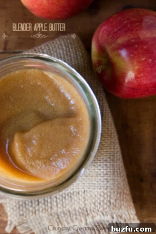 Easy and quick apple butter, perfect for toast and bagels.
