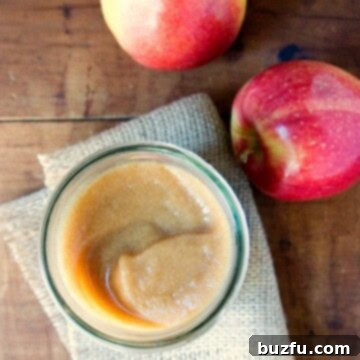 Apple butter made in 30 minutes.