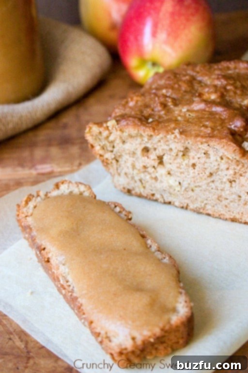 Sweet apple butter made in a flash. Perfect for breakfast.