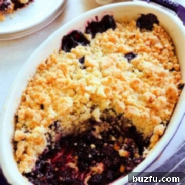 Best Blueberry Crumble