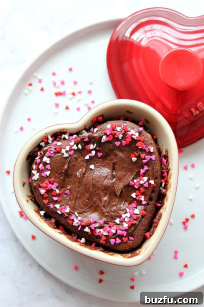 Chocolate mug cake, another easy dessert for two