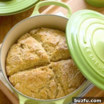 Farmhouse Irish Soda Loaf 2 Irish Soda Bread in a dish.