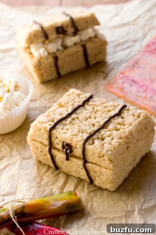 Pirate treasure chest closed, sitting on parchment paper, ready for display.