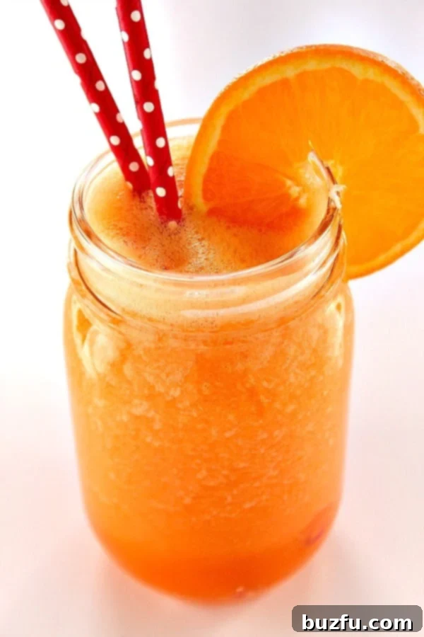 Vitamin C Booster Smoothie in a mug.