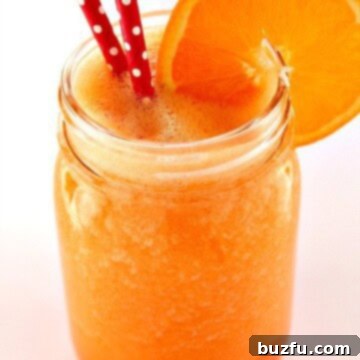 Vitamin C Booster Smoothie in a mug.