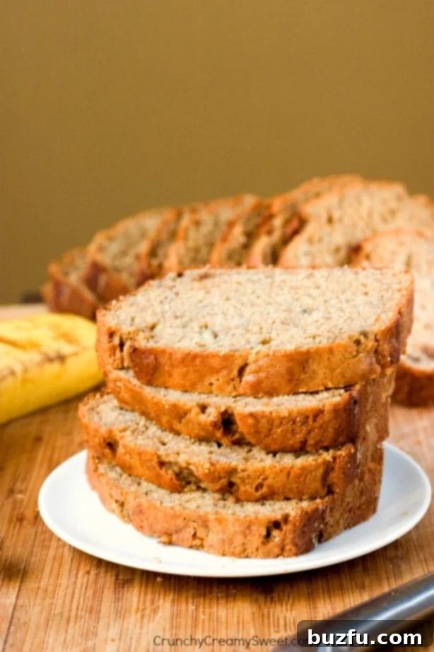 Healthy Banana Bread with Cinnamon and Yogurt Whole Wheat Yogurt Banana Bread with Cinnamon, perfect for using overripe bananas