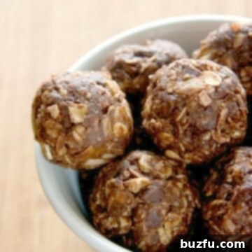 Mint Chocolate Energy Bites in a bowl.