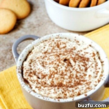 Tiramisu Dip with vanilla wafers.