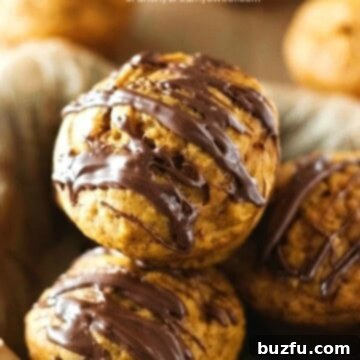 Nutella Filled Pumpkin Muffins