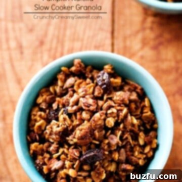 Pumpkin Nutella Slow Cooker Granola