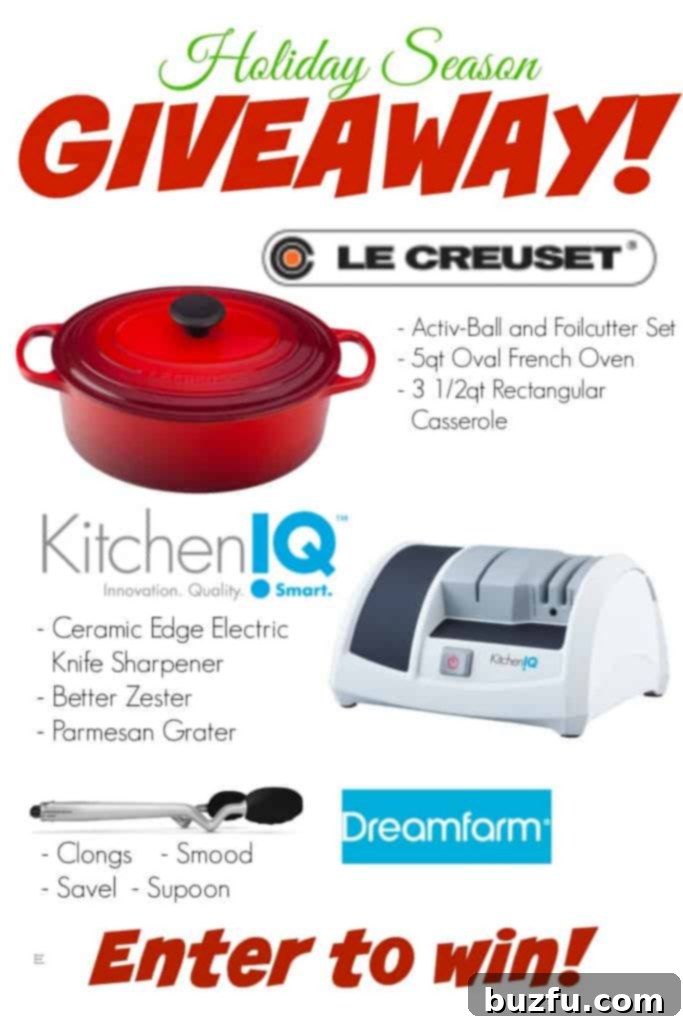 Le Creuset Holiday Dream Giveaway 2 Le Creuset Kitchen Essentials Holiday Giveaway